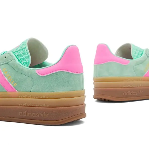 ADIDAS GAZELLE BOLD "Pulse Mint/Screaming Pink/Gum" Women's Sneakers