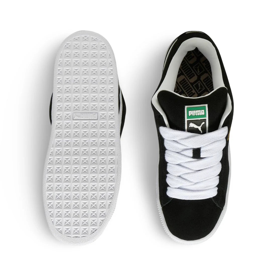 PUMA SUEDE XL BLACK / WHITE UNISEX SNEAKERS Foreverdrip