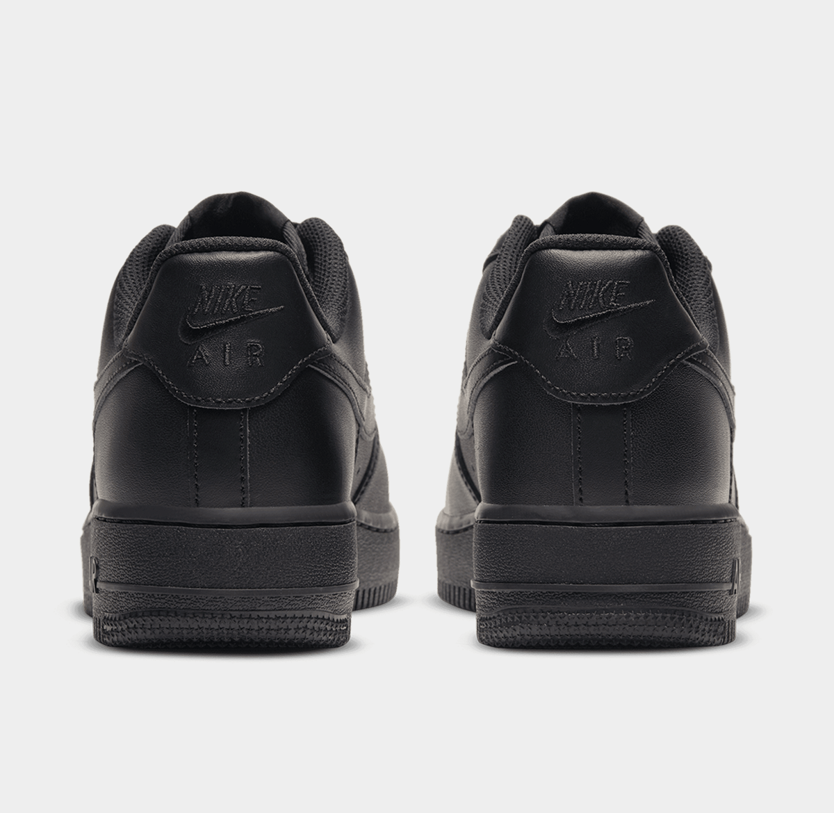 NIKE MENS AIR FORCE 1 '07 “Triple Black” Foreverdrip