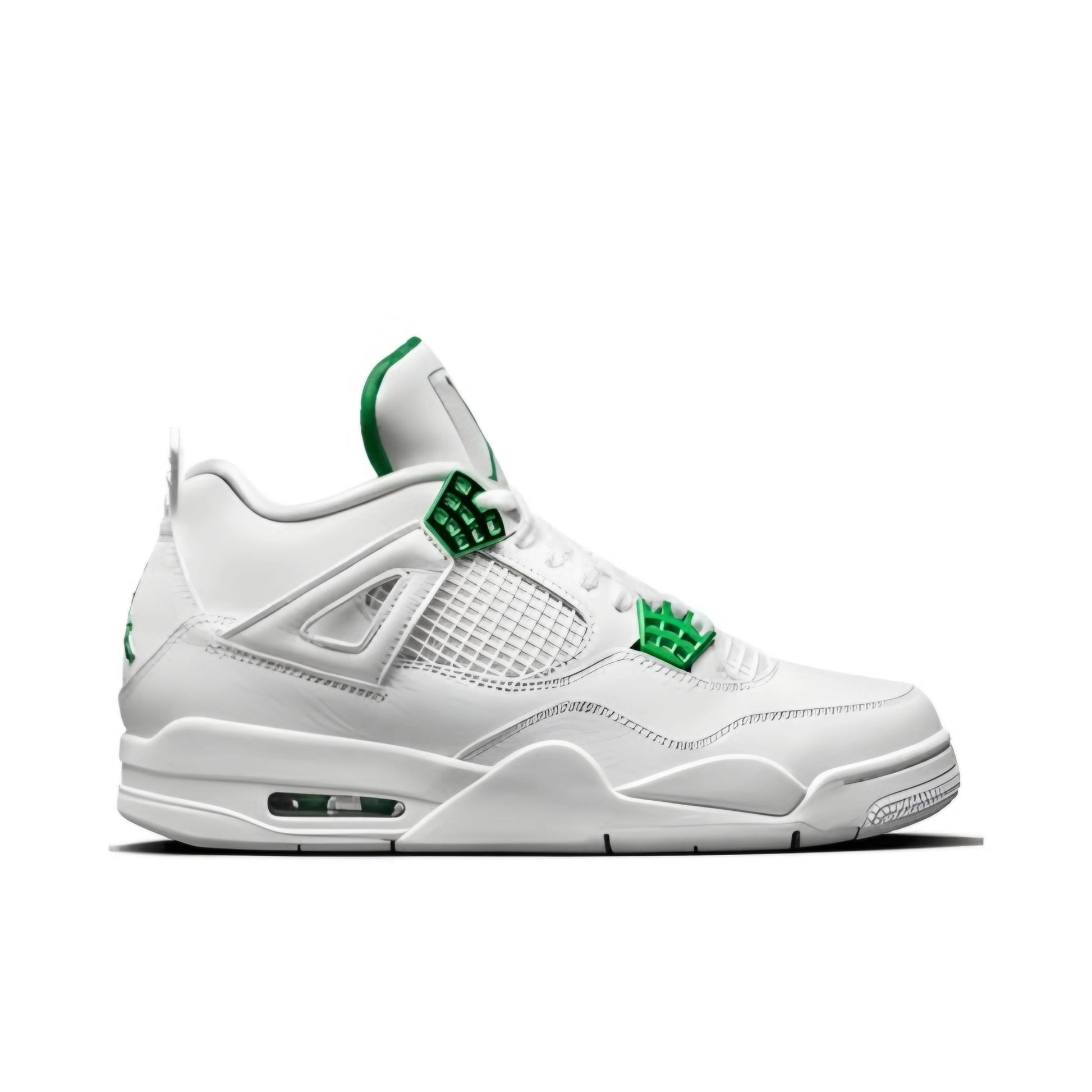 AIR JORDAN 4 'Metallic Green' Foreverdrip